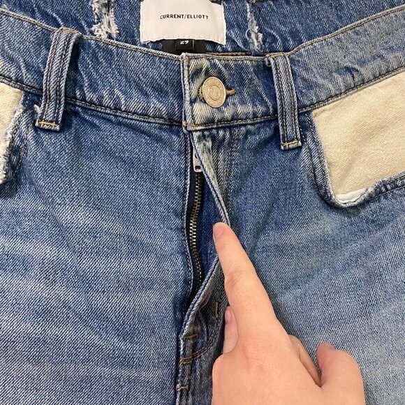 Current/Elliott The Aficionado Denim Shorts - Picture 4 of 8